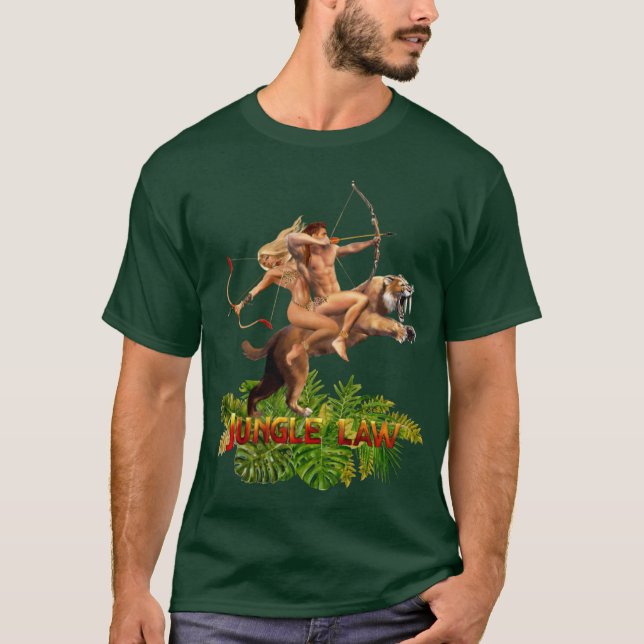 Camiseta LEY DE LA JUNGla (Anverso)