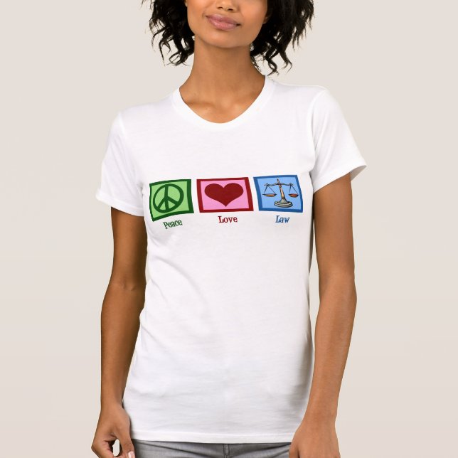 Camiseta Ley del amor de la paz (Anverso)