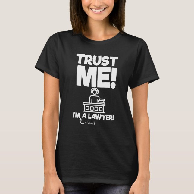 Camiseta Ley Eat Sleep Repetir estilo de vida de abogado es (Anverso)