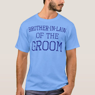 Camiseta Ley Hermanos de los Hombres del Boda de Coordinaci