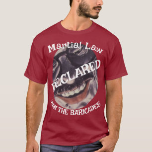 Camiseta Ley Marcial Trump Suspende Elecciones Intermedias