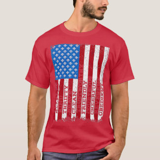 Camiseta Ley Scout Patriótico Scouts Lover US Flag Boy Gir