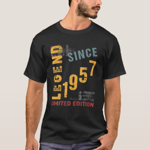 Camiseta Leyenda 1957 Gift De Cumpleaños De 65 Años De Edad