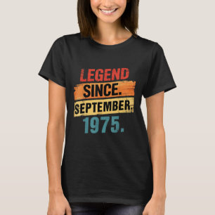 Camiseta Leyenda 1975 Regalos de cumpleaños número 50 para