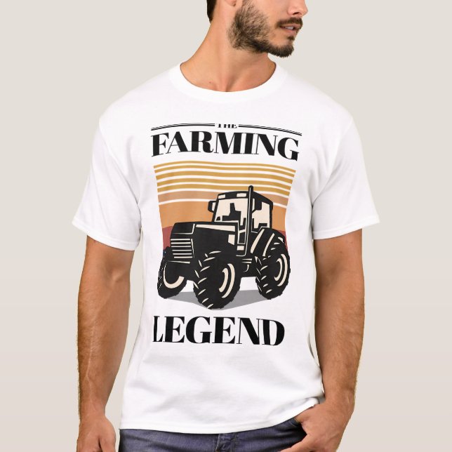 Camiseta Leyenda agrícola clásica (Anverso)