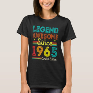 Camiseta Leyenda añeja de 57 años asombrosa desde 1965 57t