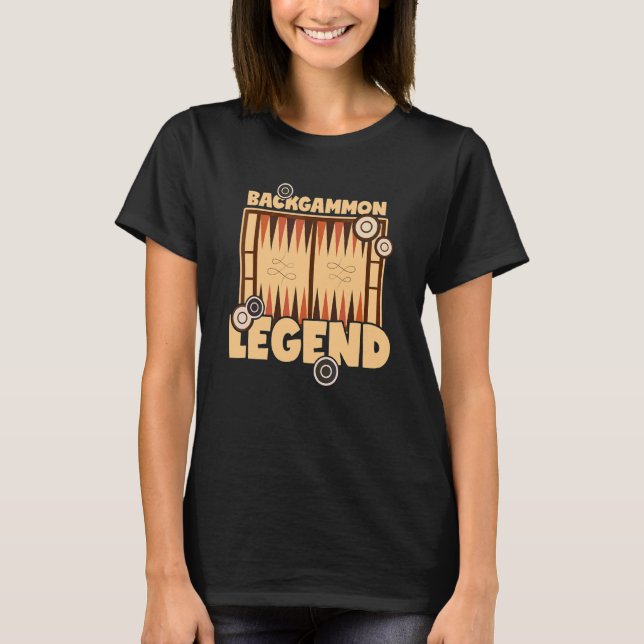 Camiseta Leyenda Backgammon (Anverso)