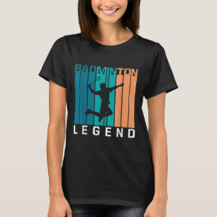 Camiseta Leyenda Badminton Player Shuttle Sports S