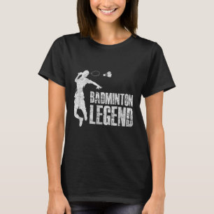 Camiseta Leyenda Badminton _ Transbordador Racket