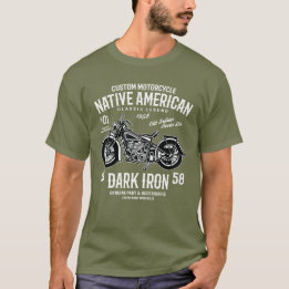 Camiseta Leyenda clásica de motocicleta india personalizado