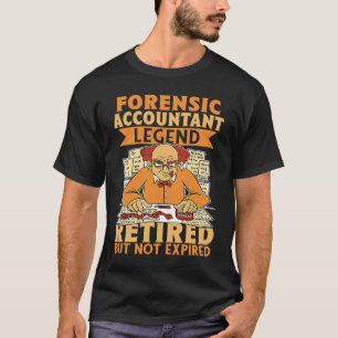 Camiseta Leyenda Contable Forense Retirada Pero No Expirada