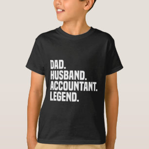Camiseta Leyenda Contador Marido Contabilidad Contador Impu
