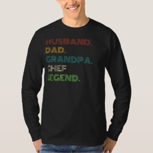 Camiseta Leyenda culinaria: Esposo, papá, abuelo - Tee dive