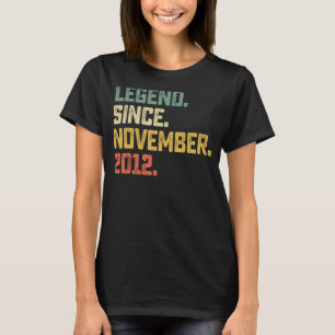 Camiseta Leyenda de 10 años desde noviembre de 2012