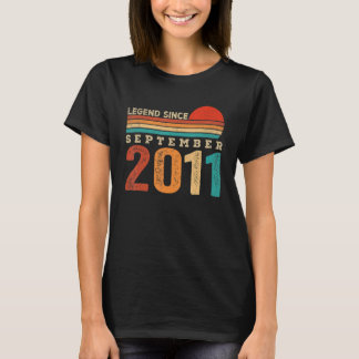 Camiseta Leyenda de 11 años desde el 11 de septiembre de 20