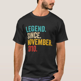 Camiseta Leyenda de 12 años desde noviembre