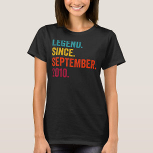 Camiseta Leyenda de 12 años desde septiembre