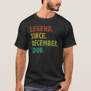 Camiseta Leyenda de 13 años desde diciembre de 2009 13º nac