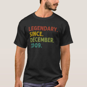 Camiseta Leyenda de 13 años desde diciembre de 2009 13º nac