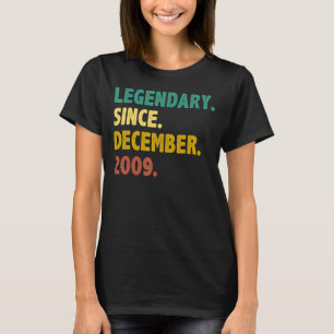 Camiseta Leyenda de 13 años desde diciembre de 2009 13th Bi