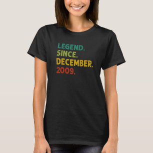 Camiseta Leyenda de 13 años desde diciembre de 2009 13th Bi