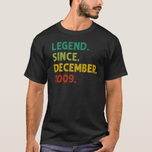 Camiseta Leyenda de 13 años desde diciembre de 2009 13th Bi