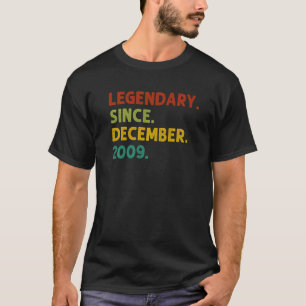 Camiseta Leyenda de 13 años desde diciembre de 2009 13th Bi