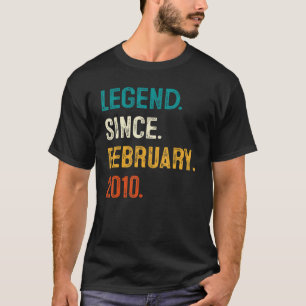 Camiseta Leyenda de 13 años desde febrero de 2010 13th Birt
