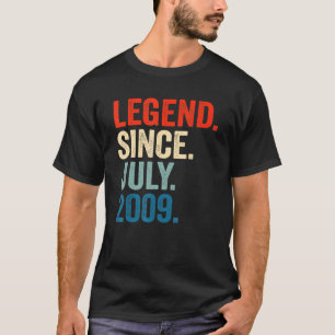 Camiseta Leyenda de 13 años desde julio de 2009 13º cumplea