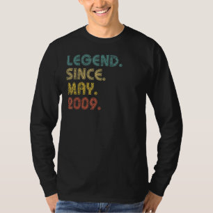 Camiseta Leyenda de 13 años desde mayo de 2009 13 cumpleaño