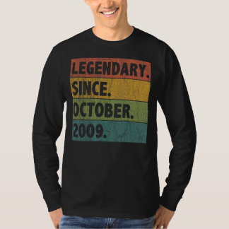 Camiseta Leyenda de 13 años desde octubre de 2009 13º nacim
