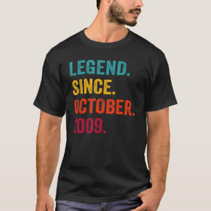 Camiseta Leyenda de 13 años desde octubre de 2009 13th Bday