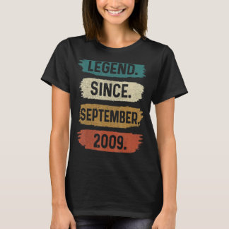 Camiseta Leyenda de 13 años desde septiembre de 2009 13th B