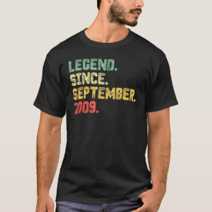 Camiseta Leyenda de 13 años desde septiembre de 2009 13th B