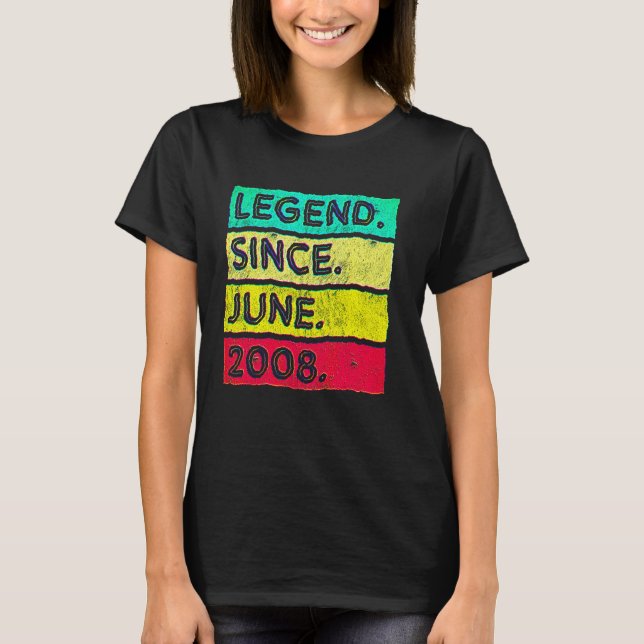 Camiseta Leyenda de 14 años de antigüedad desde junio de 20 (Anverso)
