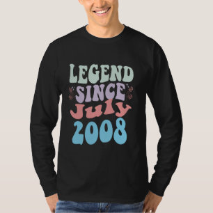 Camiseta Leyenda de 14 años desde julio de 2008 14º cumplea