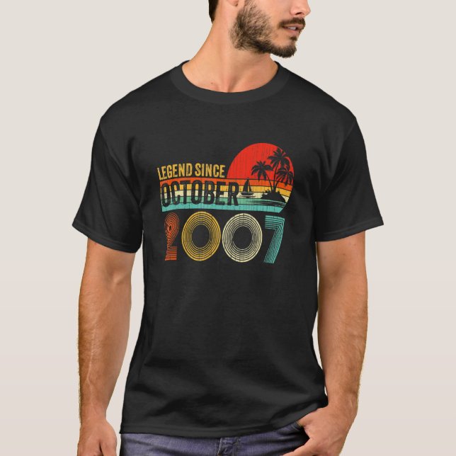 Camiseta Leyenda de 15 años de antigüedad desde octubre de  (Anverso)
