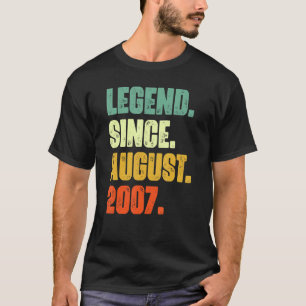 Camiseta Leyenda de 15 años desde el cumpleaños 2007