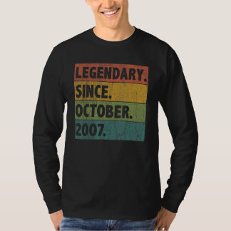 Camiseta Leyenda de 15 años desde octubre de 2007 15º nacim