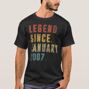 Camiseta Leyenda de 16 años desde el 20 de enero