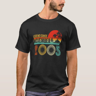 Camiseta Leyenda de 17 años de antigüedad desde noviembre d
