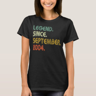 Camiseta Leyenda de 18 años desde septiembre de 2004 18th B