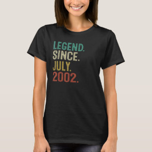 Camiseta Leyenda de 20 años desde julio de 2002