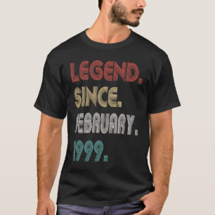 Camiseta Leyenda de 24 años de antigüedad desde febrero de