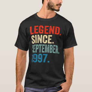 Camiseta Leyenda de 25 años desde septiembre de 1997 25th B