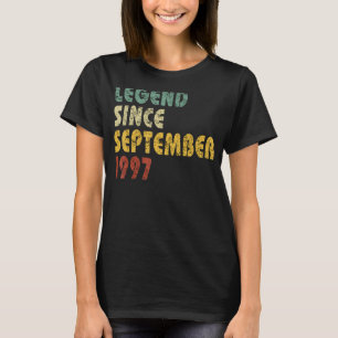 Camiseta Leyenda de 25 años desde septiembre de 1997 25th B