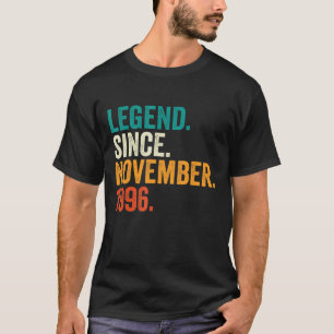 Camiseta Leyenda de 26 años desde noviembre de 1996 26º nac