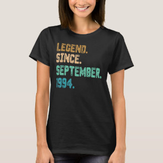 Camiseta Leyenda de 28 años desde septiembre de 1994 28º na