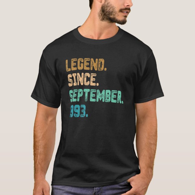 Camiseta Leyenda de 29 años desde septiembre de 1993 29º na (Anverso)