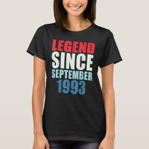 Camiseta Leyenda de 29 años desde septiembre de 1993 29th B